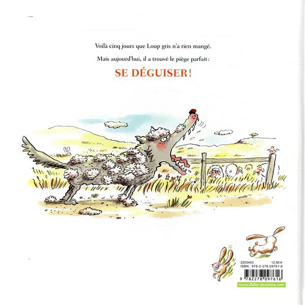 Back cover of Loup gris se déguise