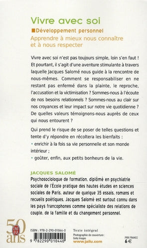 Back cover of Vivre avec soi