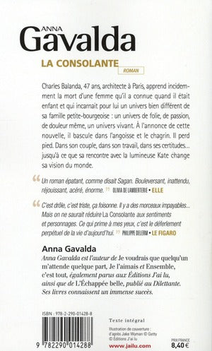 Back cover of La consolante