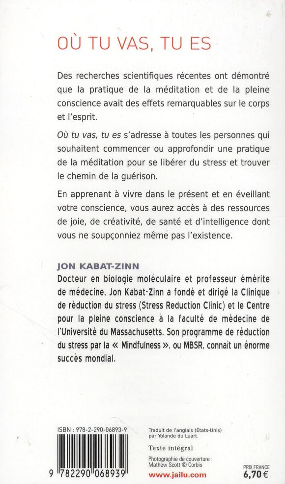 Back cover of Où tu vas, tu es