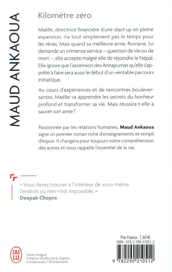 Back cover of Kilomètre zéro