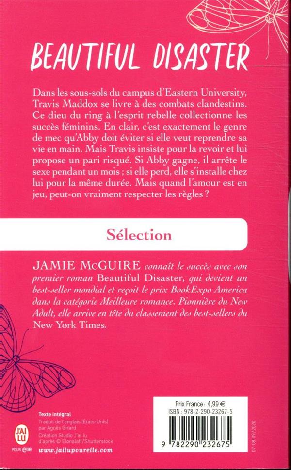 Back cover of Beautiful disaster