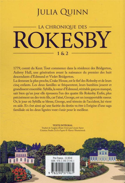 Back cover of Les Rokesby : Intégrale vol.1 : Tomes 1 et 2
