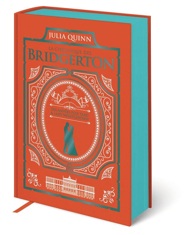 Front cover of La chronique des Bridgerton Tome 9 : des années plus tard ; Lady Whistledown                     (édition de luxe ; traduction conjointe Léonie Speer ; Édition jaspée)