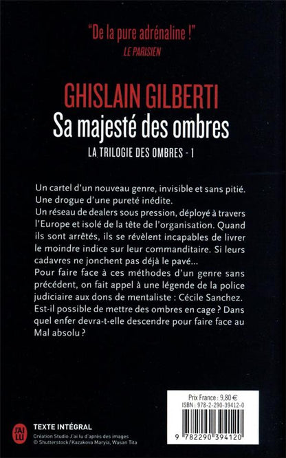 Back cover of La trilogie des ombres Tome 1 : Sa majesté des ombres