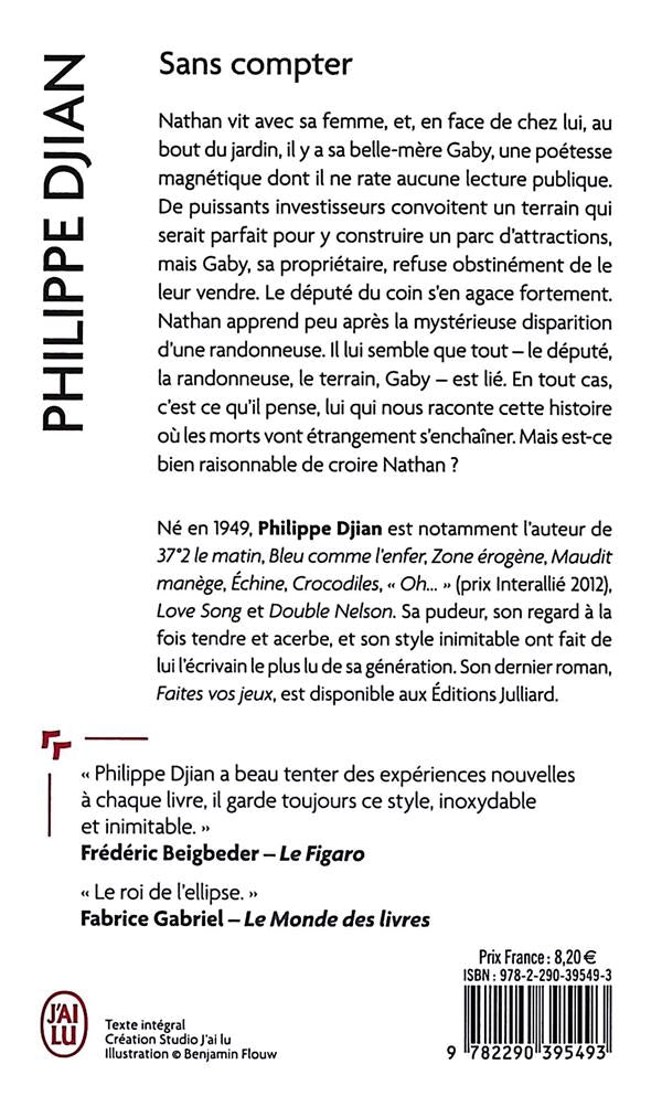 Back cover of Sans compter