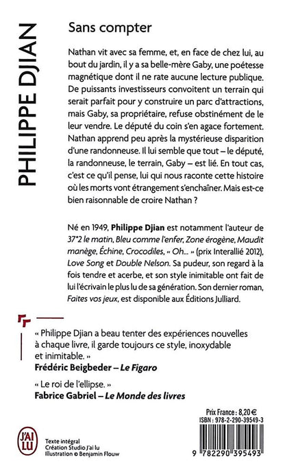 Back cover of Sans compter