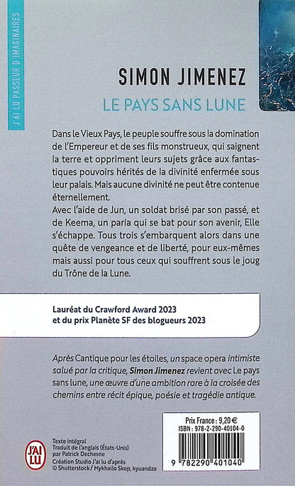 Back cover of Le pays sans lune