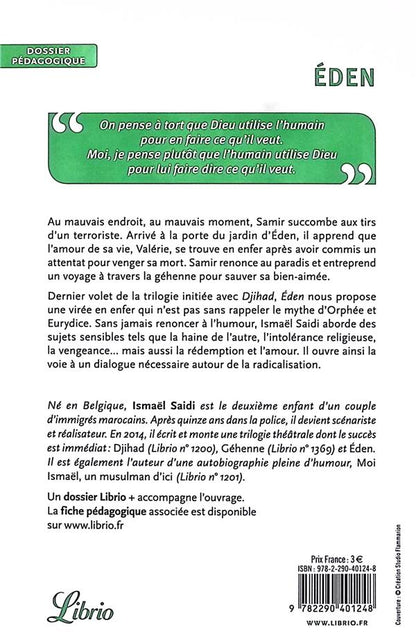 Back cover of Éden