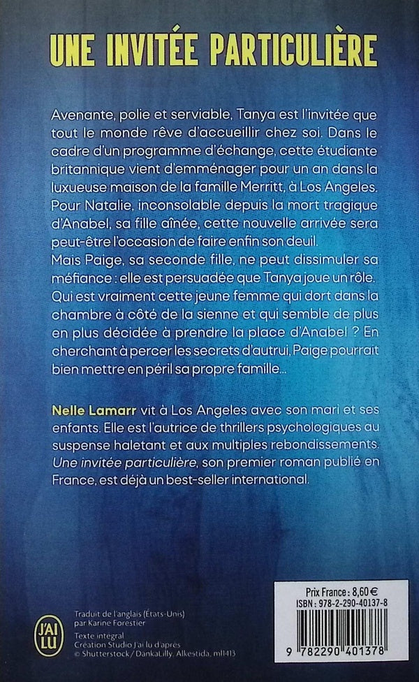 Back cover of Une invitée particulière