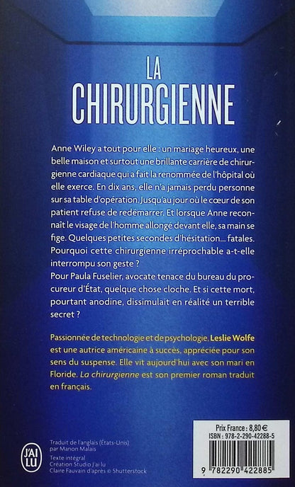 Back cover of La chirurgienne