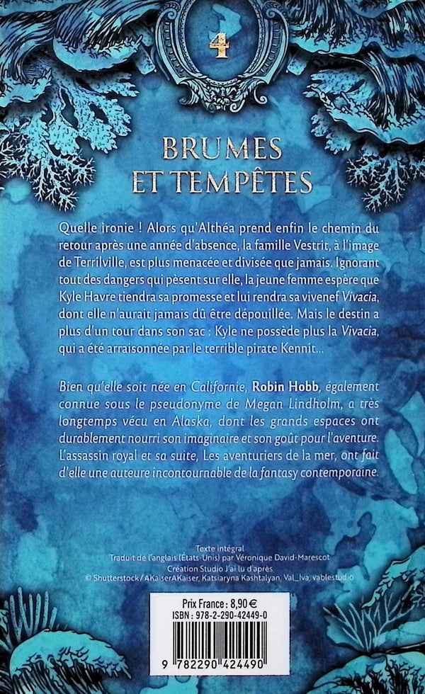 Back cover of Les Aventuriers de la mer Tome 4 : Brumes et tempêtes