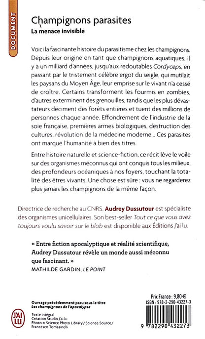 Back cover of Champignons parasites : La menace invisible