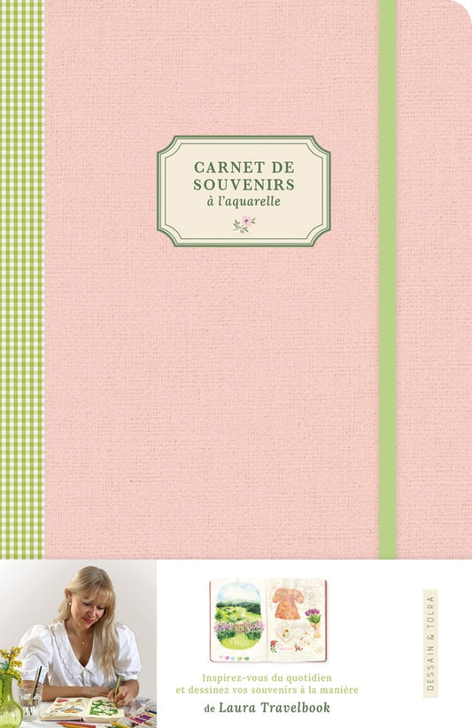 Front cover of Carnet de souvenirs à l'aquarelle
