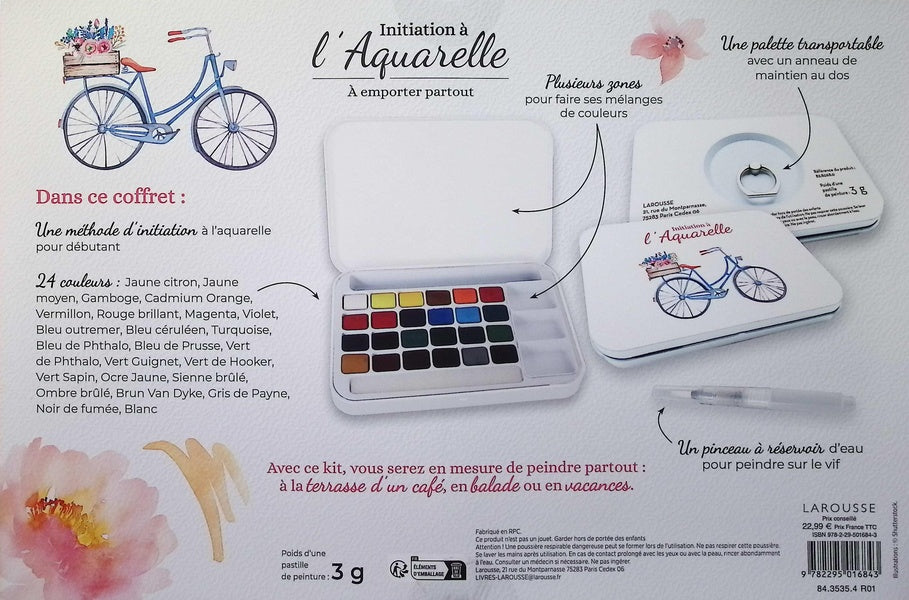 Back cover of Initiation à l'aquarelle