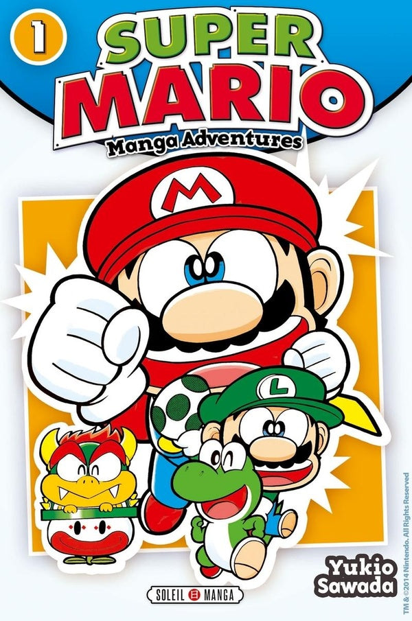 Front cover of Super Mario ; manga adventures Tome 1