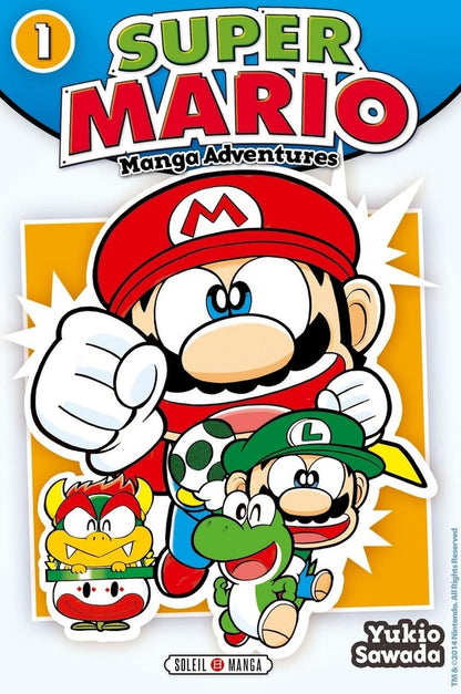 Front cover of Super Mario ; manga adventures Tome 1