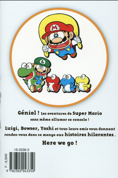 Back cover of Super Mario ; manga adventures Tome 1