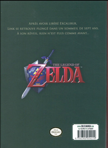Back cover of The legend of Zelda - perfect edition : ocarina of time