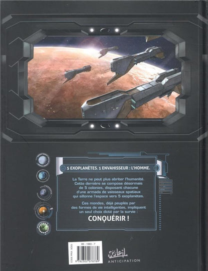 Back cover of Conquêtes Tome 4 : Uranie
