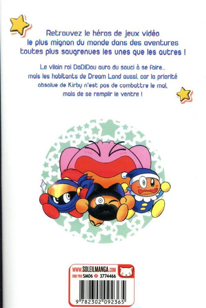Back cover of Les aventures de Kirby dans les étoiles Tome 5