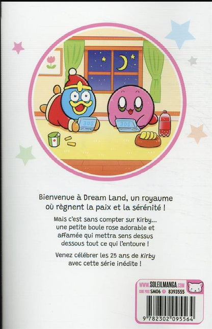 Back cover of Kirby Fantasy : Gloutonnerie à Dream Land Tome 1