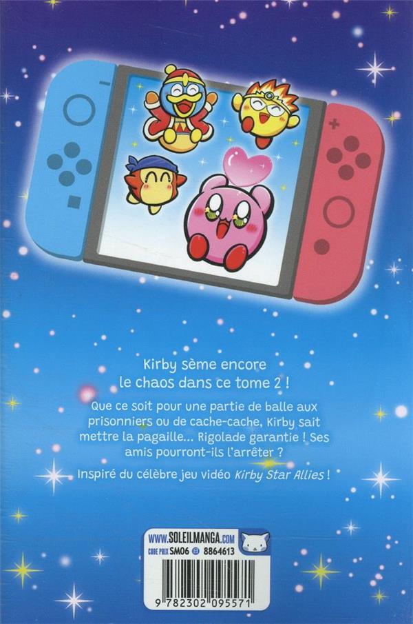 Back cover of Kirby Fantasy : Gloutonnerie à Dream Land Tome 2