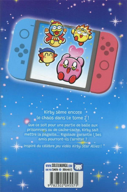 Back cover of Kirby Fantasy : Gloutonnerie à Dream Land Tome 2
