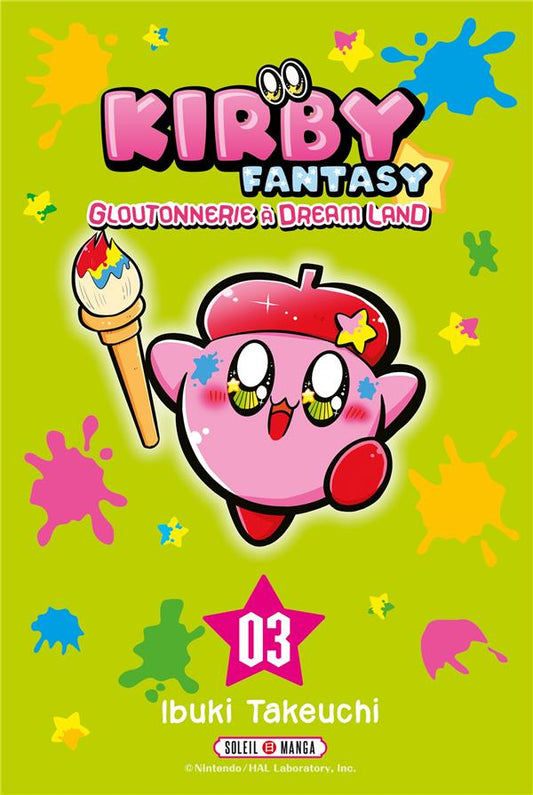 Front cover of Kirby Fantasy : Gloutonnerie à Dream Land Tome 3