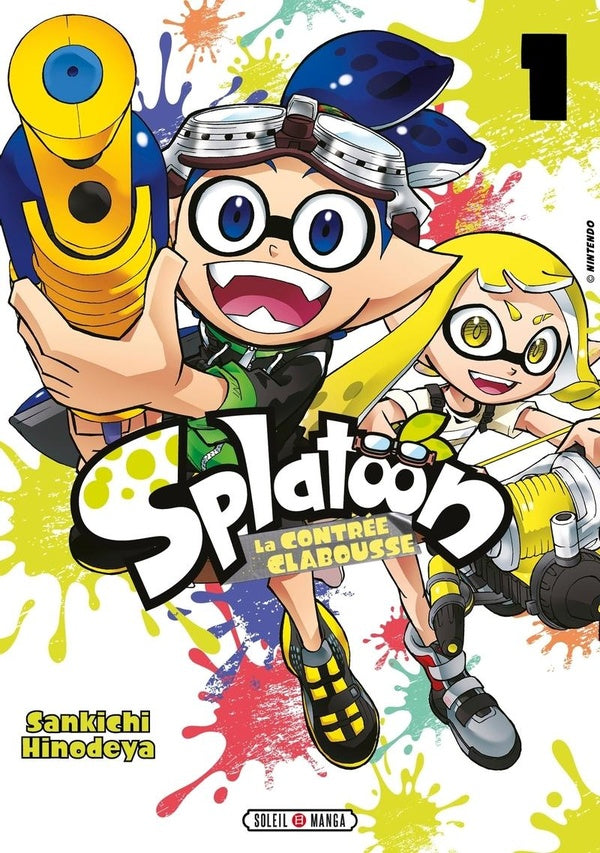 Front cover of Splatoon - la contrée clabousse Tome 1