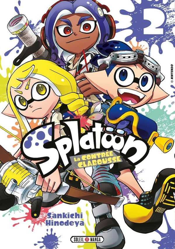 Front cover of Splatoon - la contrée clabousse Tome 2