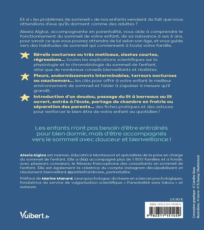 Back cover of L'aider à dormir comme un bébé : Des solutions de sommeil douces et sans larmes de la naissance à 6 ans
