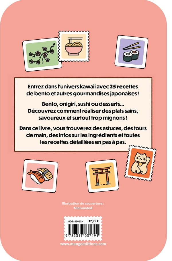 Back cover of Bento kawaii : Recettes japonaises trop mignonnes