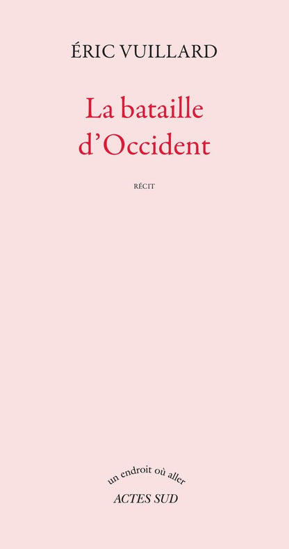 Front cover of La bataille d'occident