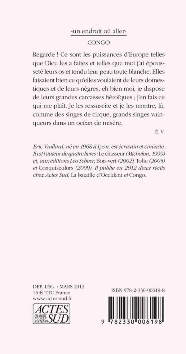 Back cover of Congo