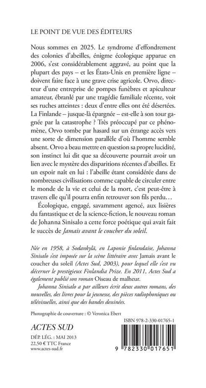 Back cover of Le sang des fleurs