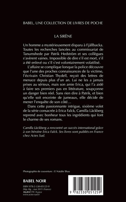 Back cover of La sirène