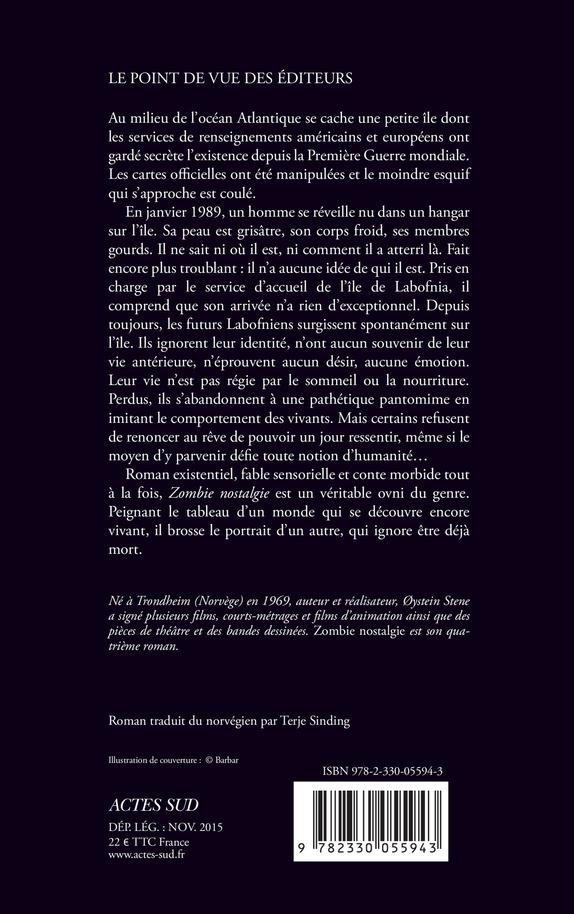 Back cover of Zombie nostalgie