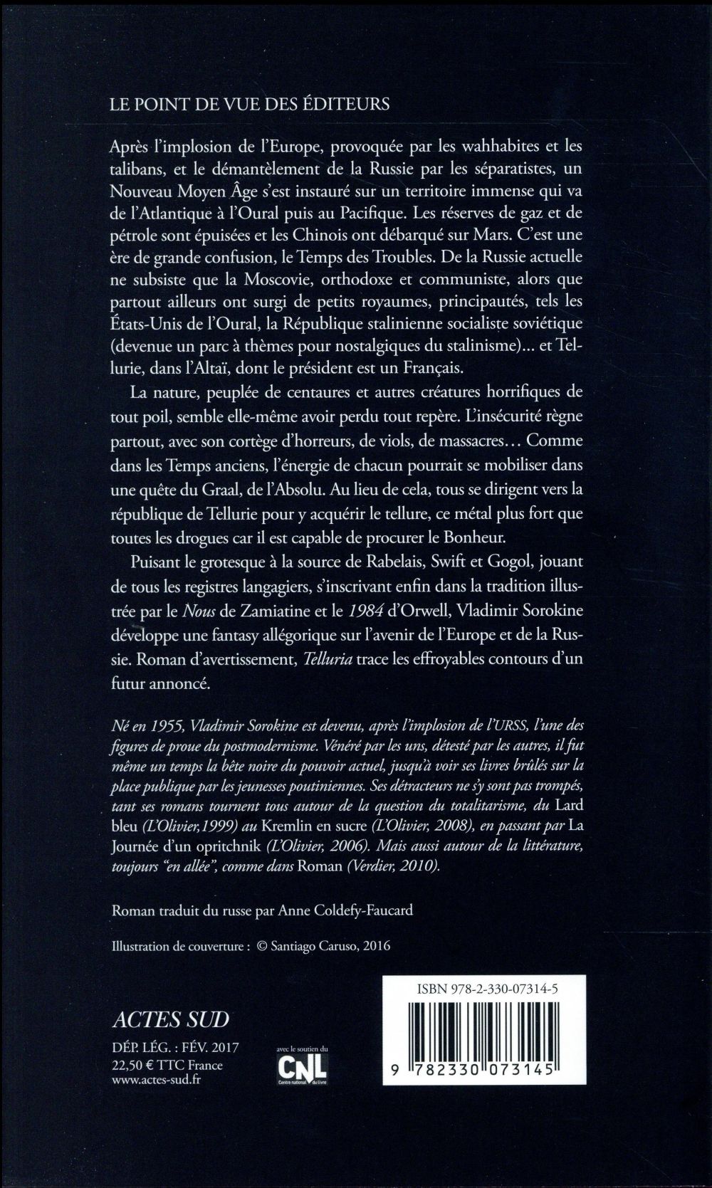 Back cover of Telluria