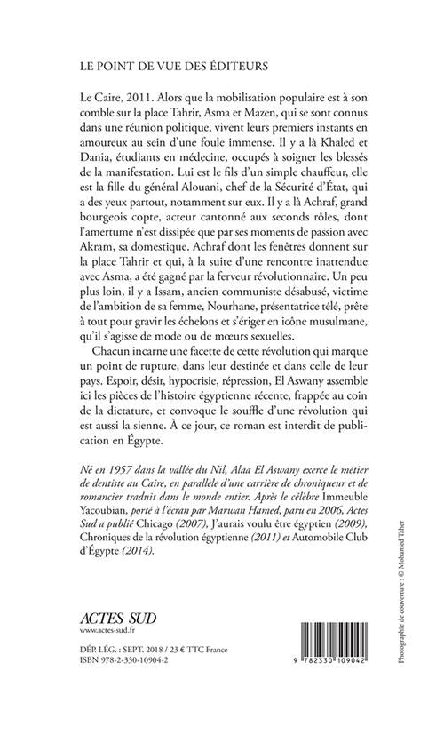 Back cover of J'ai couru vers le Nil