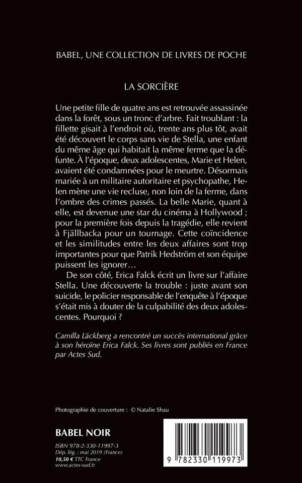 Back cover of La sorcière