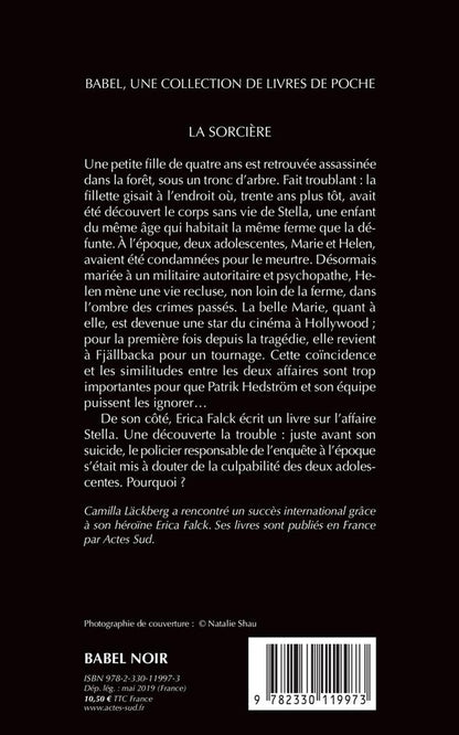 Back cover of La sorcière