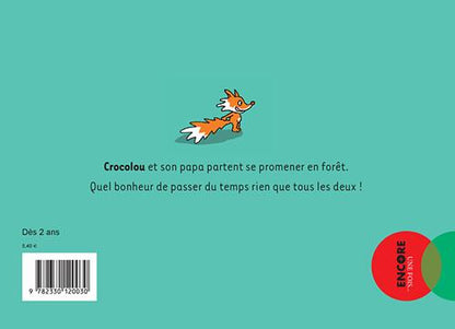 Back cover of Crocolou aime son papa