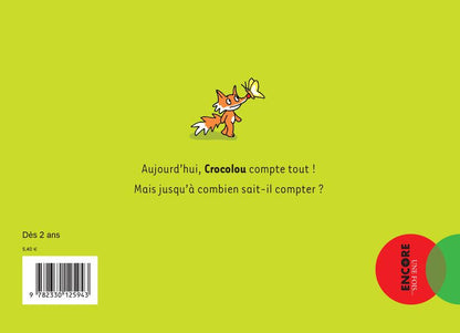 Back cover of Crocolou aime compter