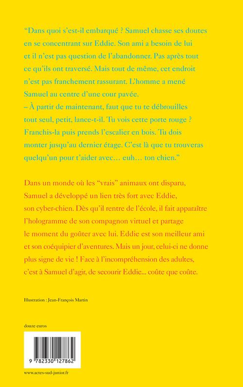 Back cover of Eddie, cyber-chien