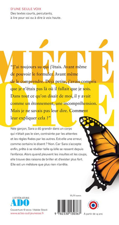 Back cover of Météore