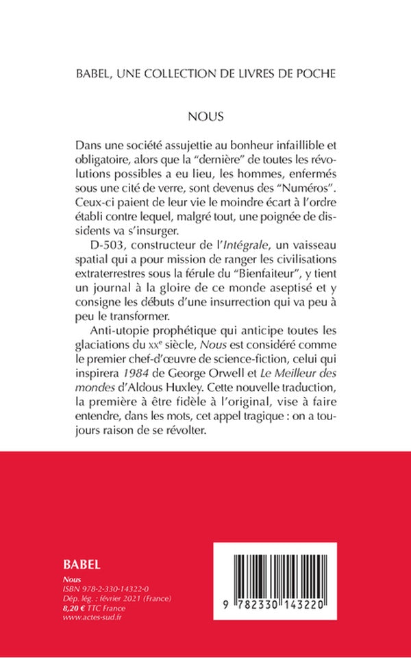 Back cover of Nous
