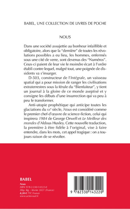 Back cover of Nous