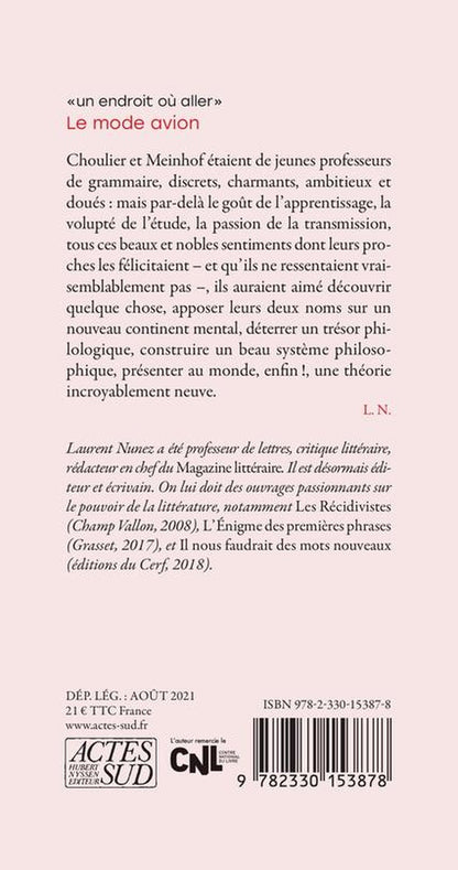 Back cover of Le mode avion