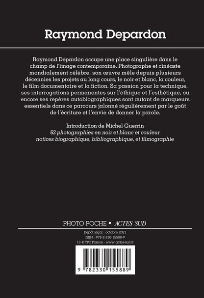 Back cover of Raymond Depardon